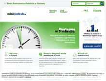 Tablet Screenshot of minicentrala.pl